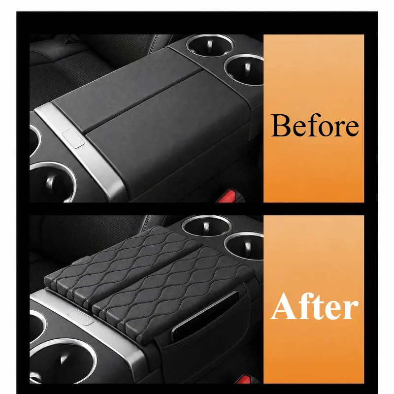 For Denza D9 2025-2026 Armrest Box Protective Pad Shock-Absorbing Cushion for Armrest Durability and Comfort