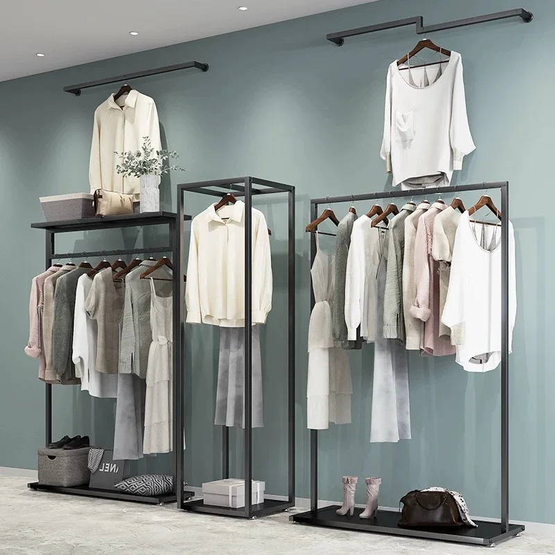 Rak Pajangan Baju Custom.Custom.Custom.Clothes untuk Dekorasi Toko Ritel