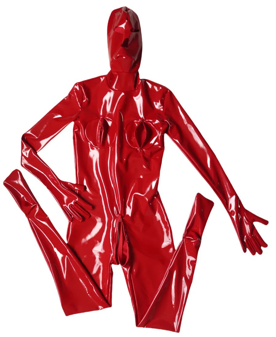 Bodysuit Wanita Seksi Full Cover Slim Fit Ketat untuk Pertunjukan Panggung, Jumpsuit Mengkilap dan Stylish