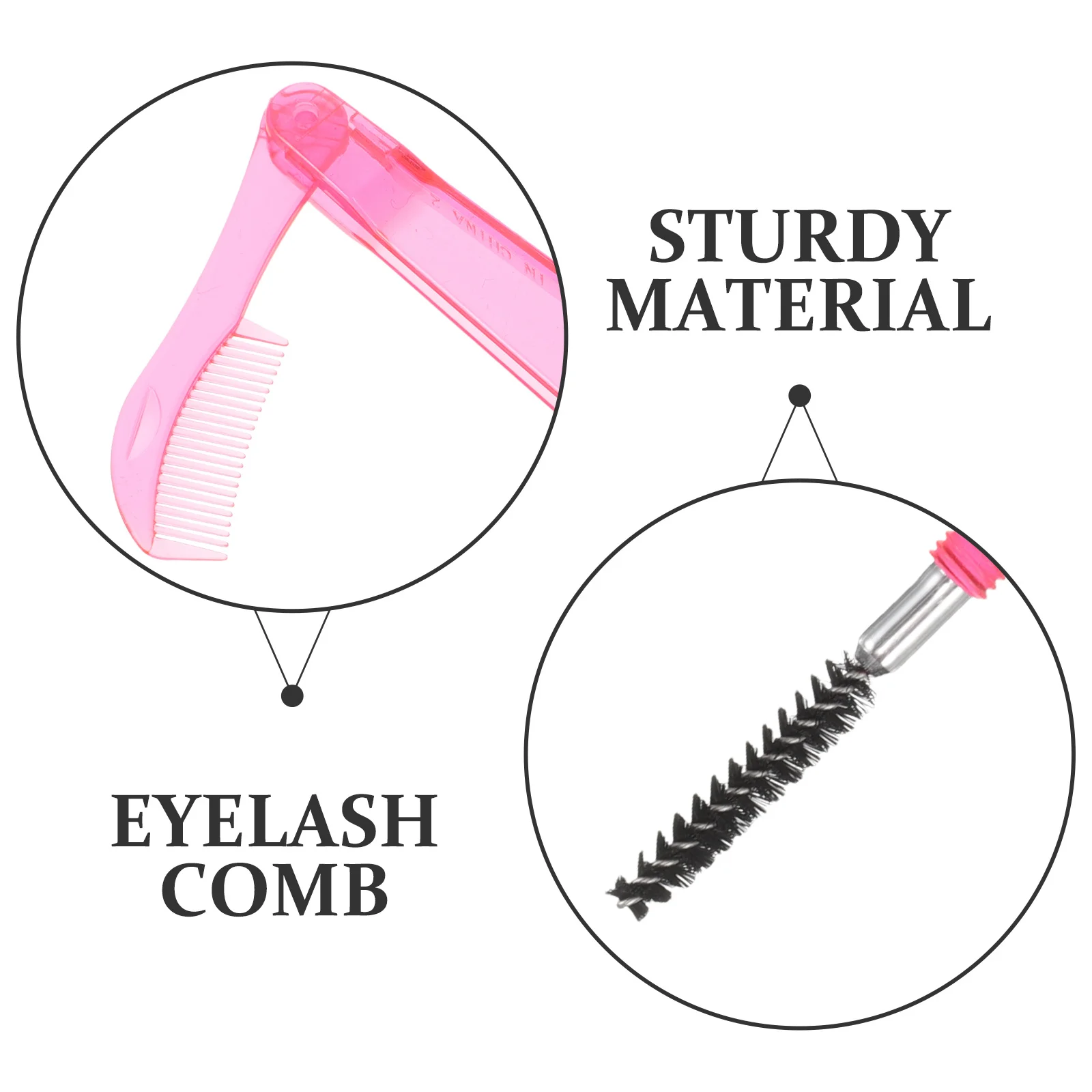 الأحمر Dualhead للطي رمش مشط 2in1 رمش فرشاة ماسكارا فاصل الحاجب ماكياج أداة فرشاة للمكياج قضيب #5