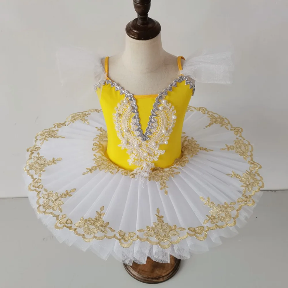 Leotards for Girls Dress Dance Wear Ballet Tutu Princess Children Clothing Stage Costumes Fairy Kids Clothes Performance Elegant