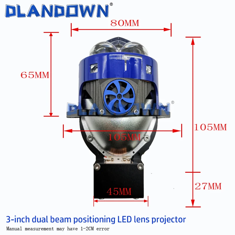 OWN 66W HMD LASER BI LED PROJECTOR LENS 3