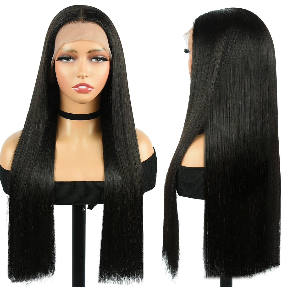 

Raw Vietnamese Super Double Drawn Bone Straight Human Hair Wigs 13x4 Lace Frontal Wig Permanent Straight BOB Human Hair Wigs