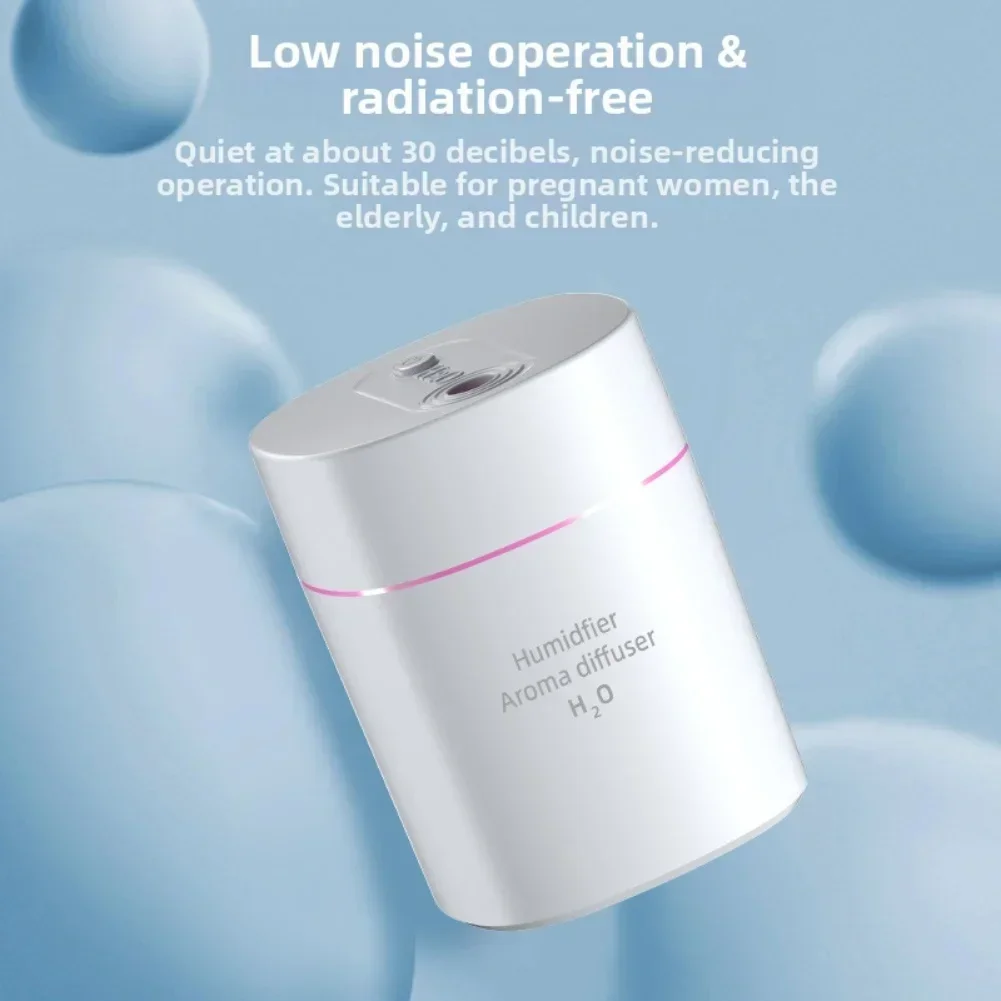 

Bedroom Work Desk Usb Humidifier Mini Mist Diffuser White Easy To Use Whisper-quiet Operation Large Spray Capacity