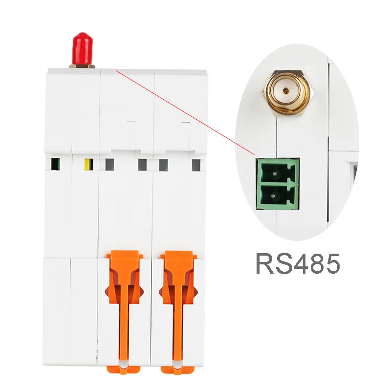 Tuya Smart WiFi RS485 2p RCBO Breaker Prepaid Meter Timer Switch Voltage Current Protector Voice Control Alexa Google Alice