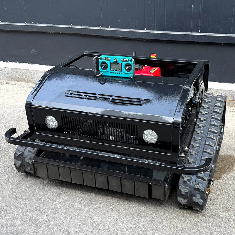 Customized Orchard Lawn Weeding All-terrain Remote Control Lawn Mower Crawler Self-propelled Orchard Weeding