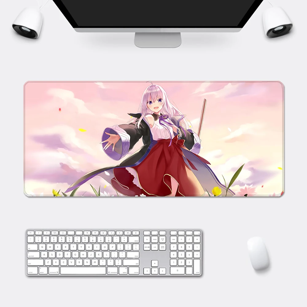 The Journey of Elaina Mousepad HD Printing Computer Gamers Locking Edge Non-slip Mouse Pad XXL90x40cm Keyboard PC Desk Pad