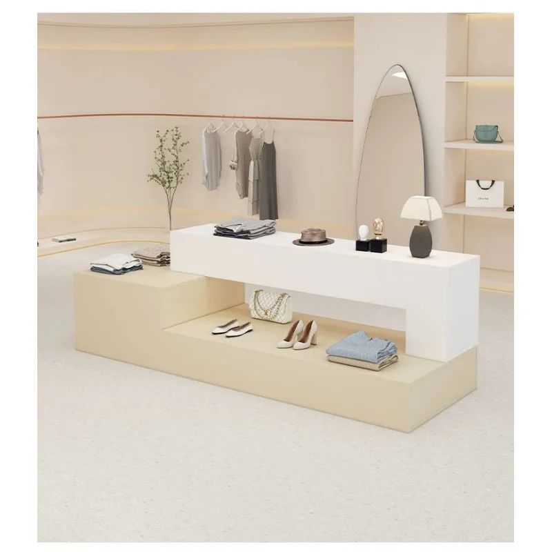 custom.Clothing Store Nakajima Display Cabinet Shopping Mall Exhibition Hall Middle Table Cosmetics Shoe Bag Running Table