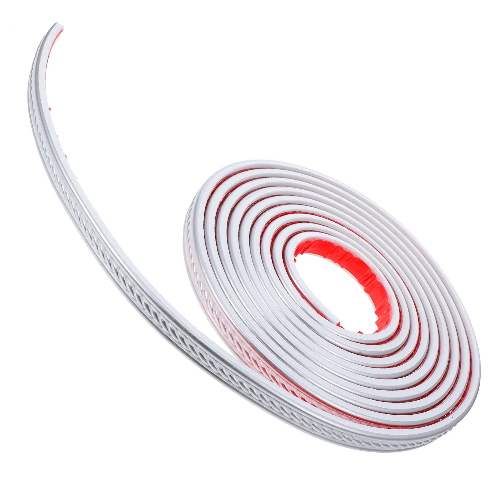 

2cm Self Adhesive Decorative Molding White 5m Flexible Crown Trim Wall Corner Door Window Frame PVC Sturdy Material Easy
