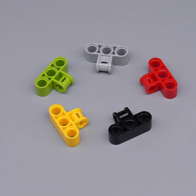 MOC Building Blocks Self-Locking 20pcs Bricks Technical Parts CROSS BLOCK 3X2 compatible with Lego 63869 for Kids Boys Toy