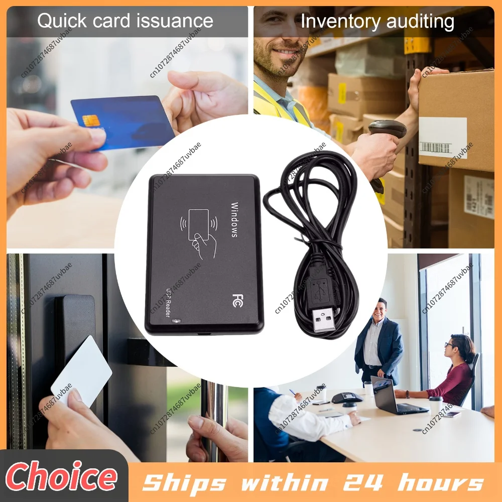 USB Contactless IC Card Reader 13.56MHz NFC RFID Writer For Property Authorization Support NTAG/MF S50/S70 14443A Protocol