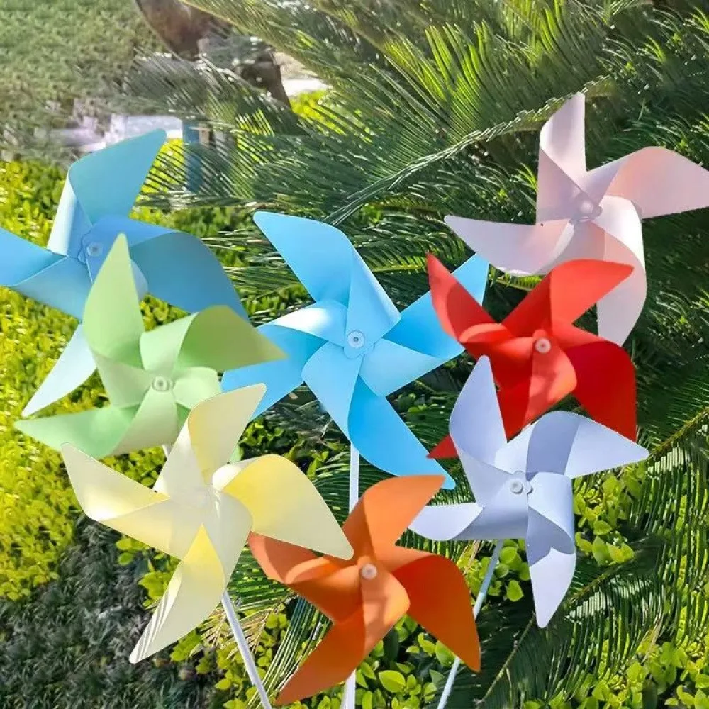 

5PCS Heat Sublimation Transfer Pinwheel PET Plastic Pinwheel DIY Wind Spinners Toy To Meet All Kinds of Customization Needs