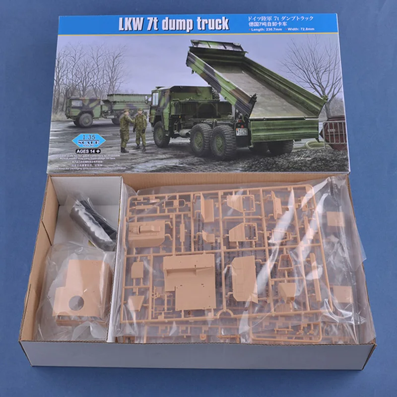 

1/35 Hobby Boss 85520 LKW 7t Dumper Truck Car Static Plastic Model Armor Kit For Boys Gift Decoration TH19353-SMT2