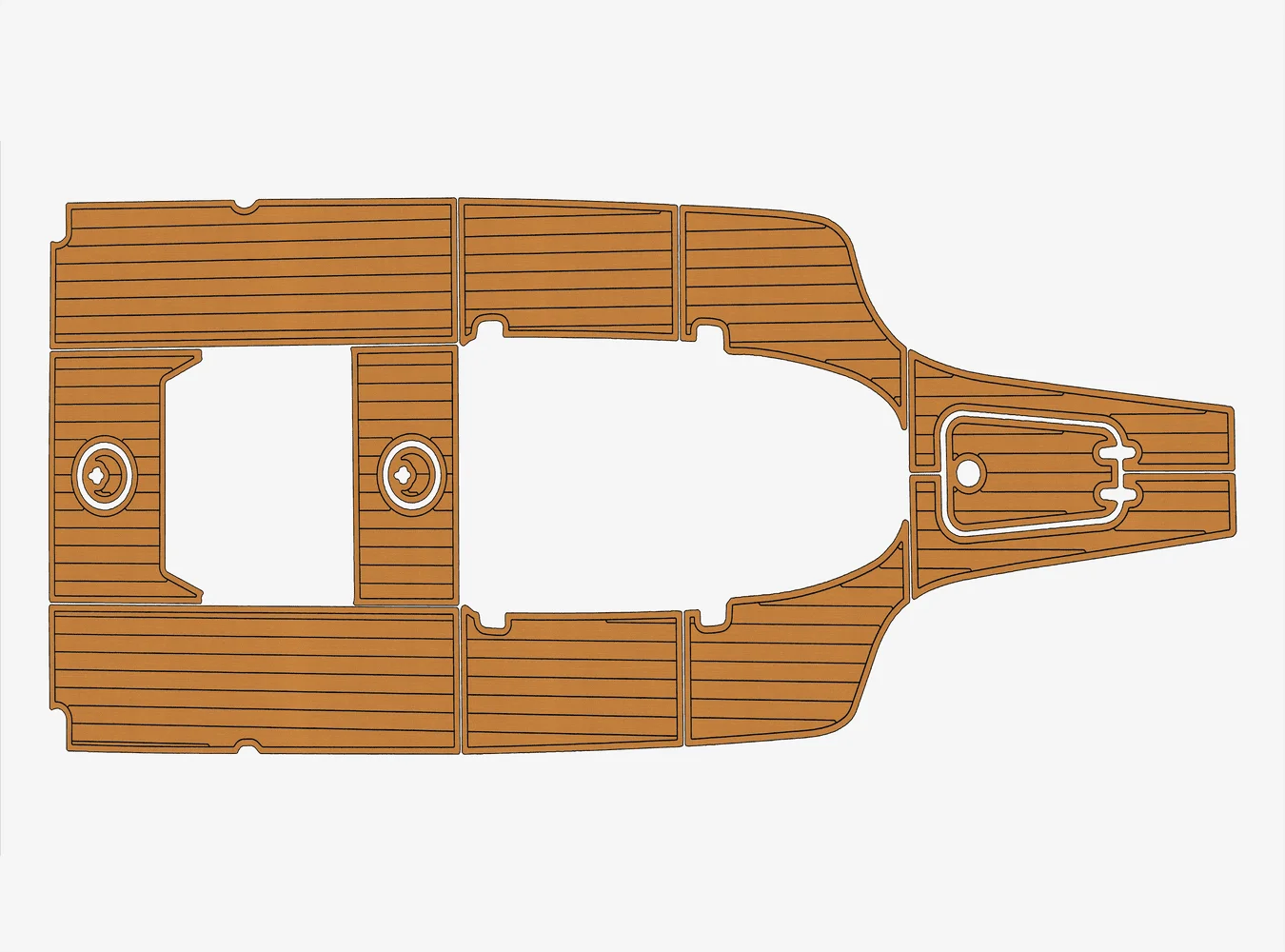 

2023-2024 Sea Hunt 28 Escape 1/4 дюйма, 6 мм, пена EVA, нескользящий ПВХ, настил из тикового дерева, морской коврик 1,3ek, водный ковер, морской пол