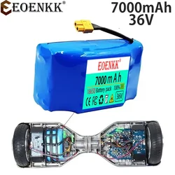 EOENKK 100% New 36v 7.0Ah lithium battery 10s2p 36v battery 6000mAh lithium ion pack 42V 7000mah scooter Twist car replacement