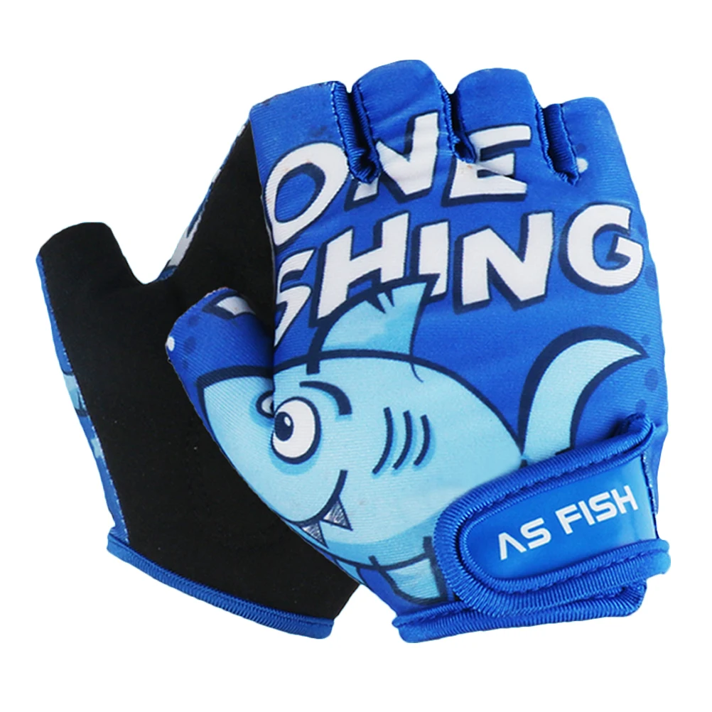 

Kids Nonslip Half Finger Cycling Gloves Premium Material Wear Resistant Breathable Shock Absorbing Outdoor Exercise Gift