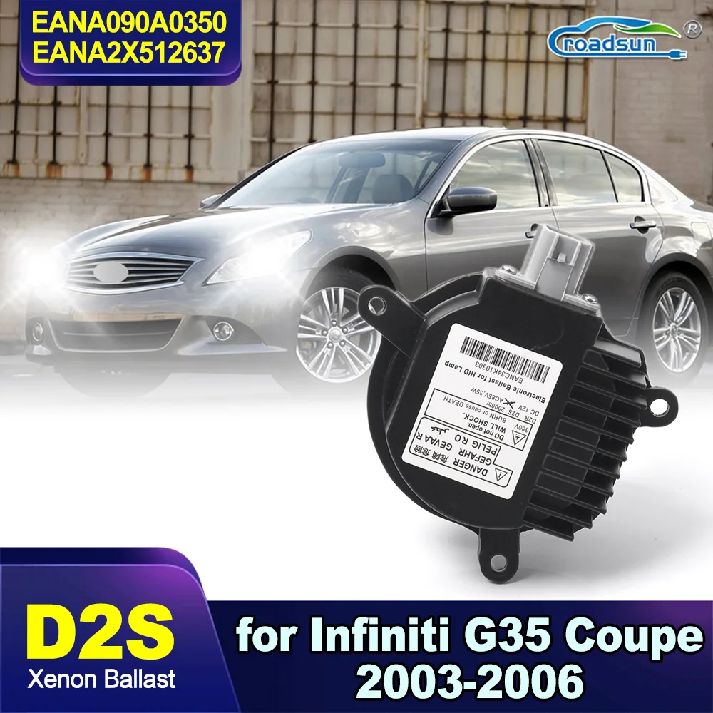 Car Light Ballast Igniter Xenon Headlight HID Ballast D2S D2R for Infiniti G35 Coupe 2003-2006 OEM EANA090A0350 EANA2X512637