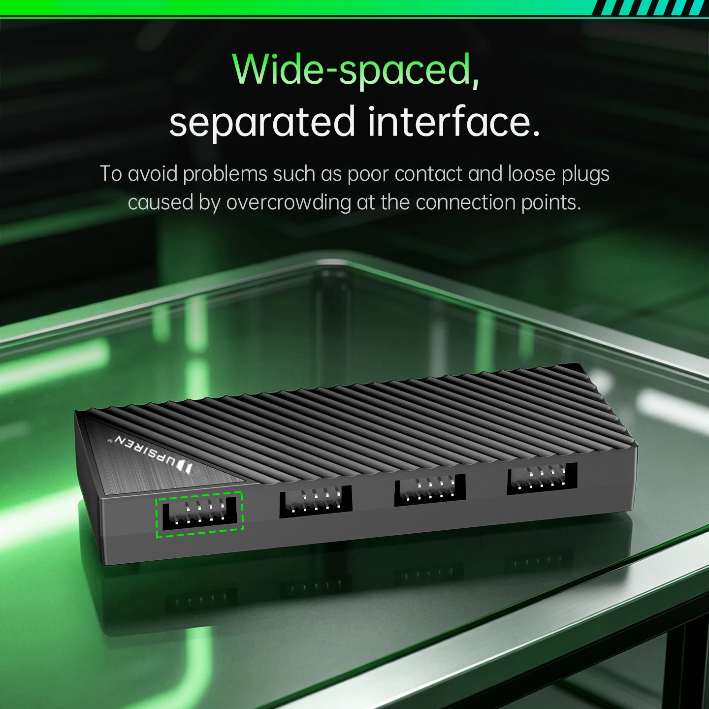 UPSIREN HU-5 USB 2.0 HUB 5 USB 2.0 9-PIN Interfaces Native SATA power supply Magnetically attacheo integrated body