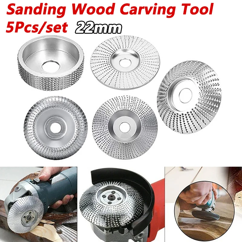 

5Pcs/set Angle Grinding Discs Wood Grinding Polishing Wheel Rotary Disc Sanding Disc Abrasive Disc Tools for Angle Grinder