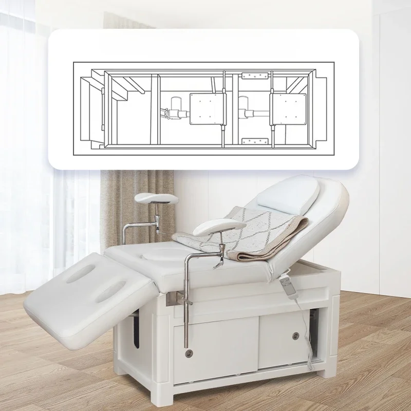 

Electric private beauty bed Postpartum care rehabilitation multi-functional rinse bed