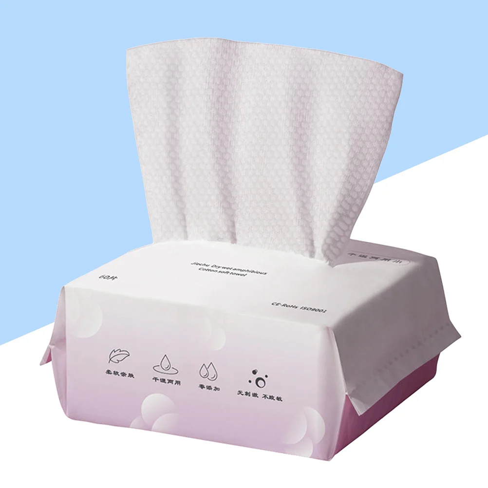 1 حزمة مناديل صحية جافة أو مبللة المتاح منشفة الوجه ضوء العناية الشخصية ماكياج إزالة الوسادة للحزب على الذهاب استخدام ماكياج