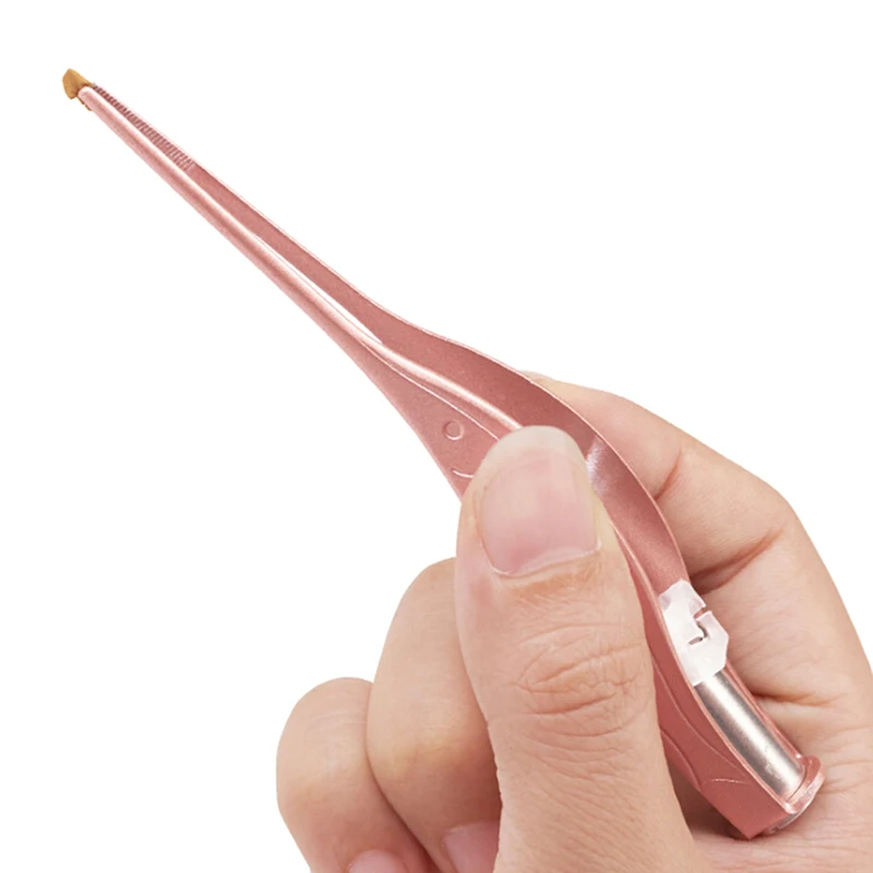 Ear Cleaner Tweezer Soft Ear Picks LED Flash Light Ear Wax Curette Picker Ear Cleaning Tools Ear Wax Dig Removal Earpick