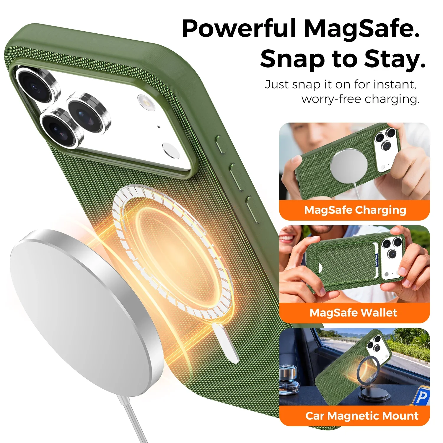 Original Technology Woven Animation Phone Case For IPhone 17 16 15 14 13 Pro Max For Magsafe Magnetic TechWoven - detail 6