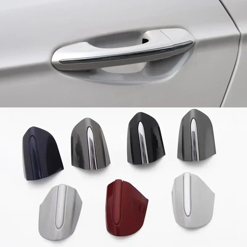 Car Exterior Front Rear Left Door Lock Handle Cover Cap For Ford Mondeo MK5 2013-2019 Edge MK2 2018 2019 Taurus 2015-2020