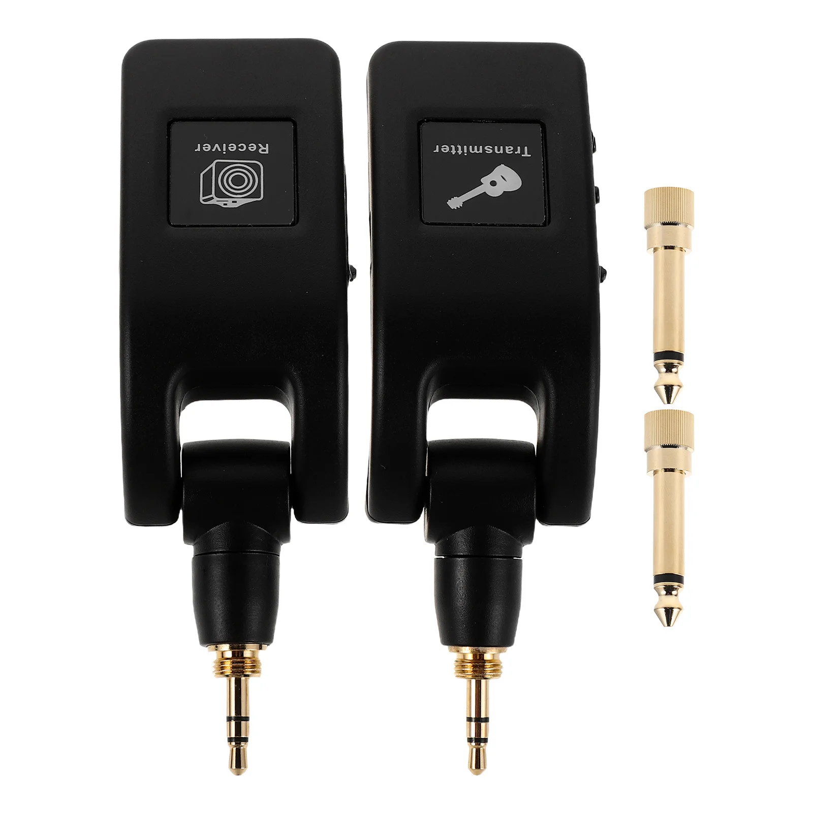 

1Set Wireless Guitar System 2.4ghz USB Rechargeable Transmitter Receiver Wireless Electric Bass Guitar Audio Transmission
