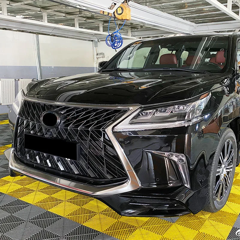 Комплект для кузова автомобиля, решетка для переднего бампера для Lexus LX570 2008-2016, обновление до 2020, новая модель