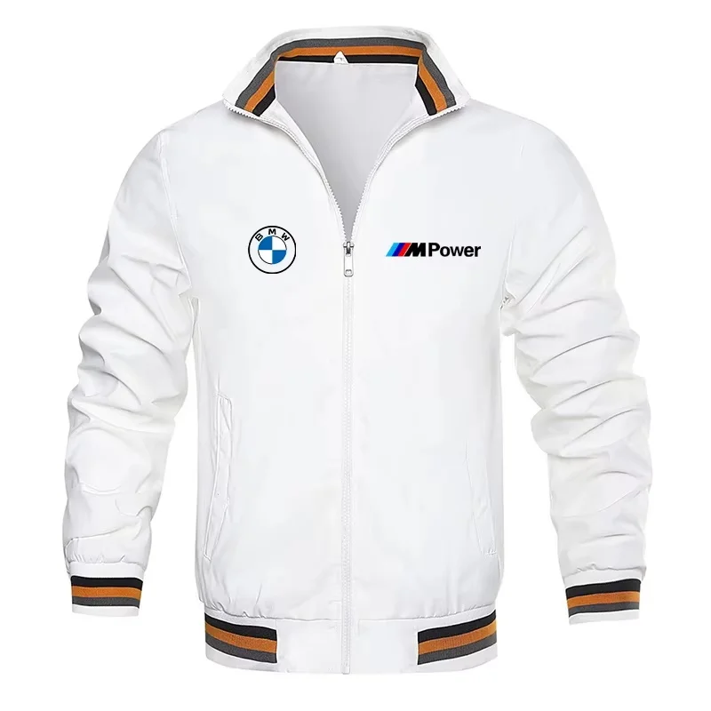 Motorjas voor heren BMW-logo 2025, sportkleding van hoge kwaliteit, racemotorjas, BMW lente herenjas, buitenjas