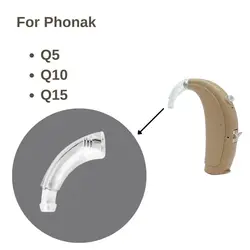 Gancio per l'orecchio Phonak per apparecchi acustici Phonak Q5 Q10 Q15 M P SP BTE Phonak gancio per l'orecchio dell'apparecchio acustico