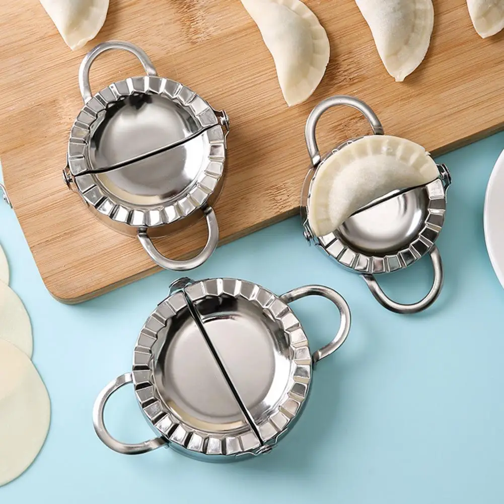 Tortilla Clamp Press Mini Tortilla Press Stainless Steel 3-in-1 Dumpling Maker Empanada Press Mini Pie Mold for Tortillas