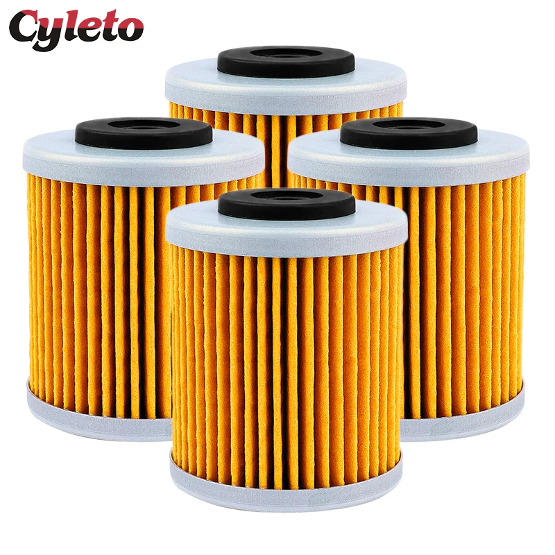 2/4/6 Pcs Cyleto Motorcycle 1st Engine Oil Filter for KTM SMCR SMC R 690 Enduro R 2012-2022 Duke 690R 12-19 690 Rally 2007-2010