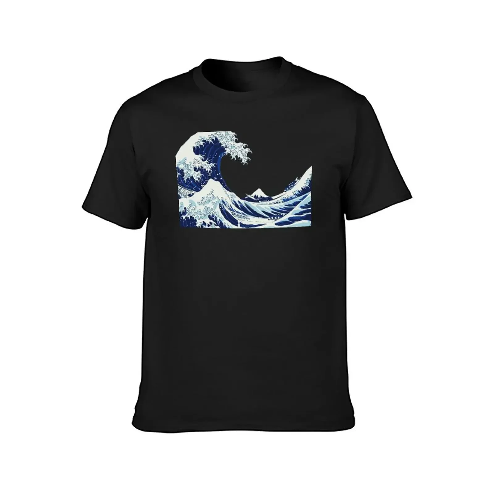 The Big Wave T-Shirt plus size tops customs design your own blacks customs Men's cotton t-shirt