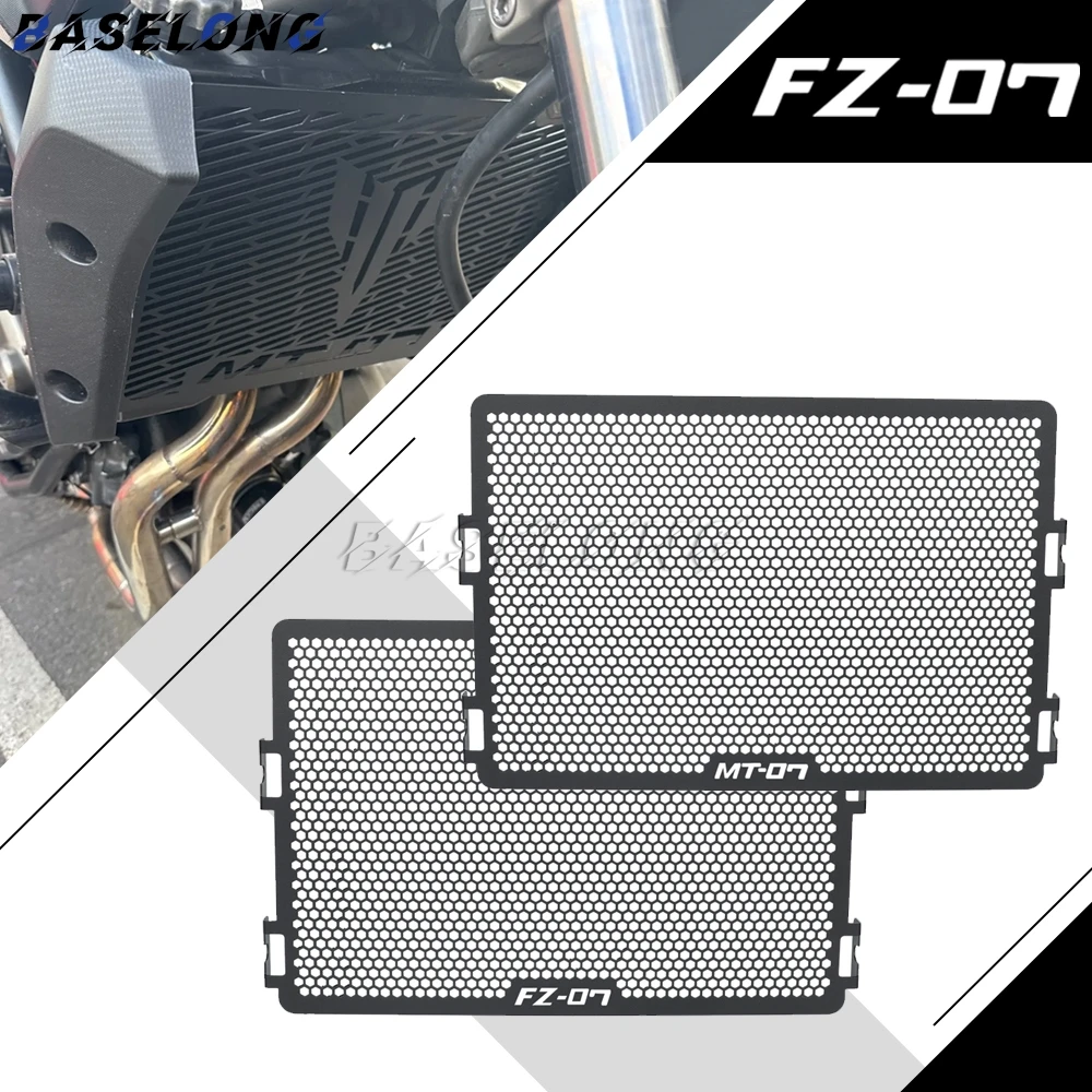 

Motorcycle Accessories Radiator Guard Grille Cover Protector For Yamaha MT07 MT-07 FZ-07 FZ07 2014 2015 2016 2017 2018 2019-2024