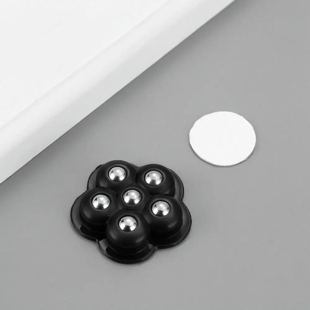 Self Adhesive Universal Roller For Furniture Storage Silent Ball Bearing Swivel Caster Heavy Duty Mover Moving Hardware