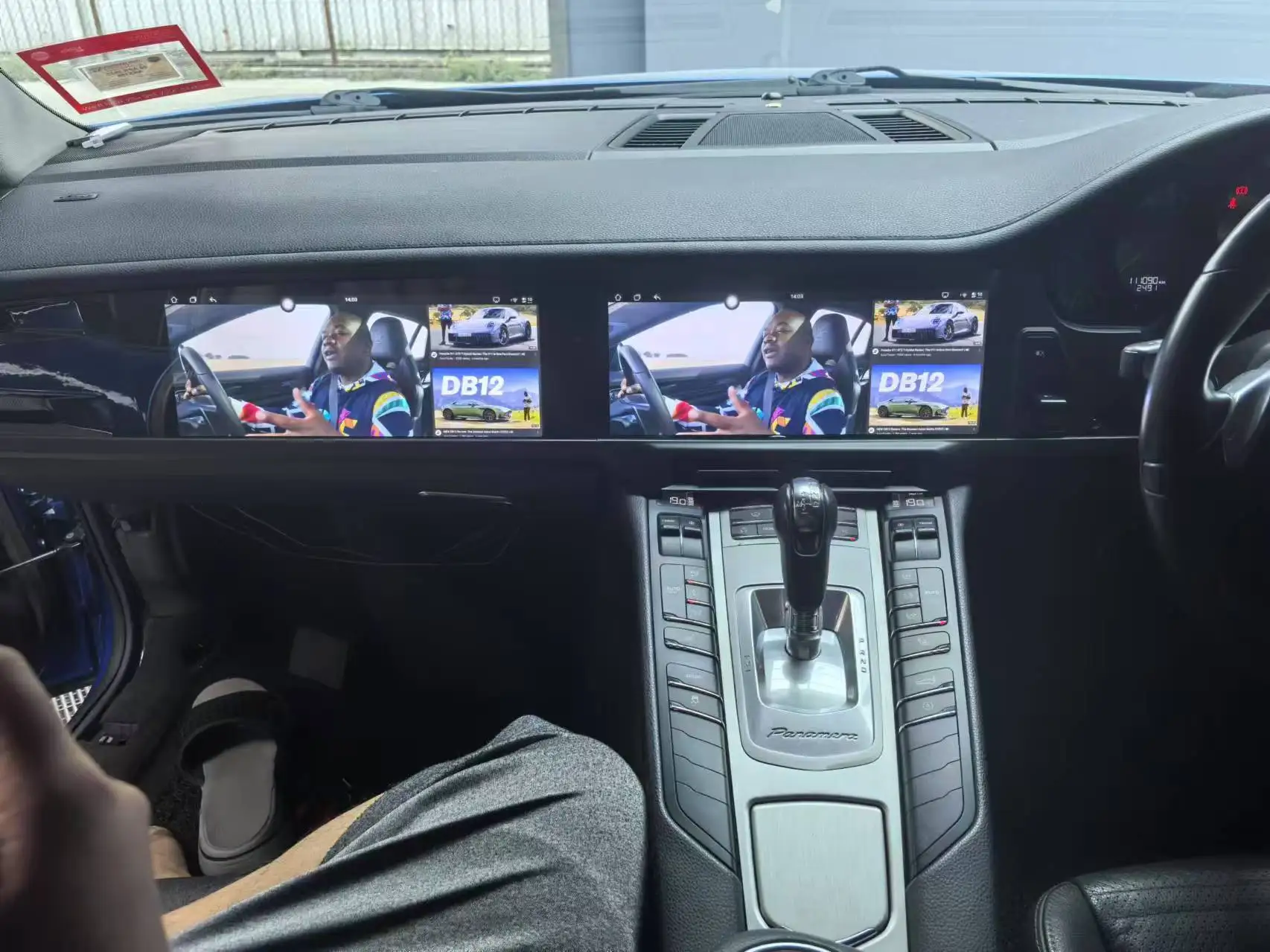 Dual 12,3" Android Touchscreen Auto DVD Player Interaktiver Bildschirm für Porsche Panamera 2010-2017 GPS Navigation Radio 3K RHD