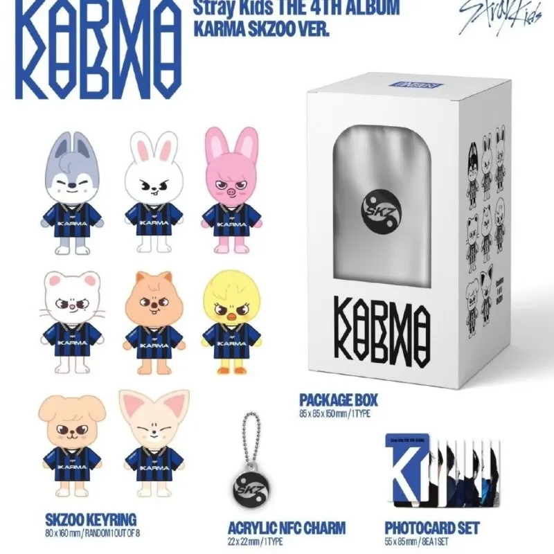 

Skzoo KARMA Ballcap плюшевая игрушка Kpop Stray Kids Bangchan Felix плюшевый брелок для ключей кулон детские рождественские подарки декор комнаты