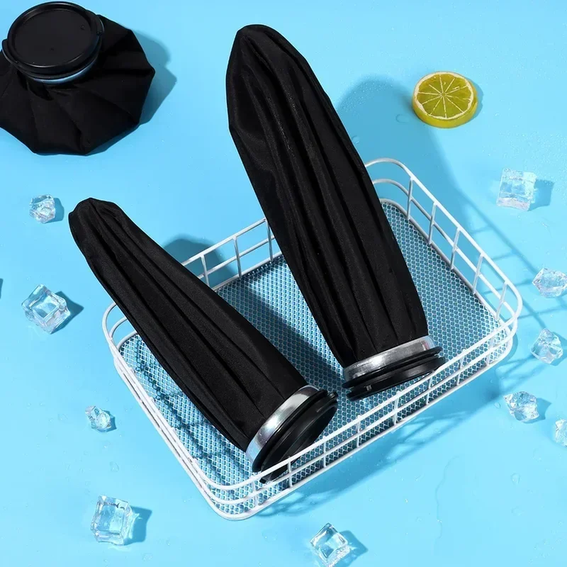 

Reusable Ice Pack for Injuries with Cover No-Leak Elastic Hot & Cold Therapy Pain Relief Water Bag