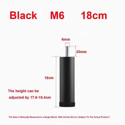 M6 Furniture Height Increasing Foot Pads Washing Machines Refrigerators Shock-Absorbing Adjustable Support Legs - Image 18