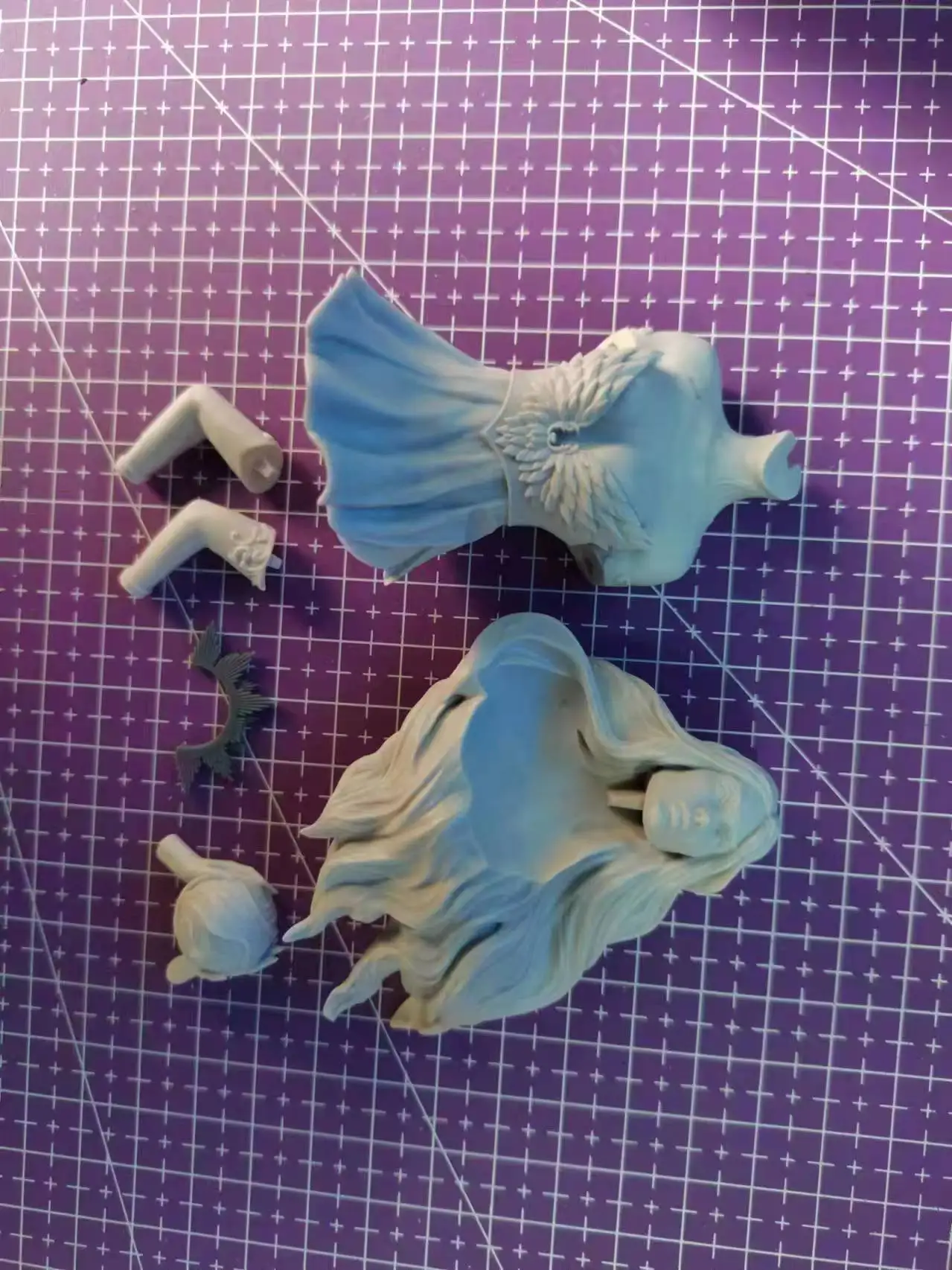 Busto modello in resina 1/10 GK, kit non assemblato e non verniciato