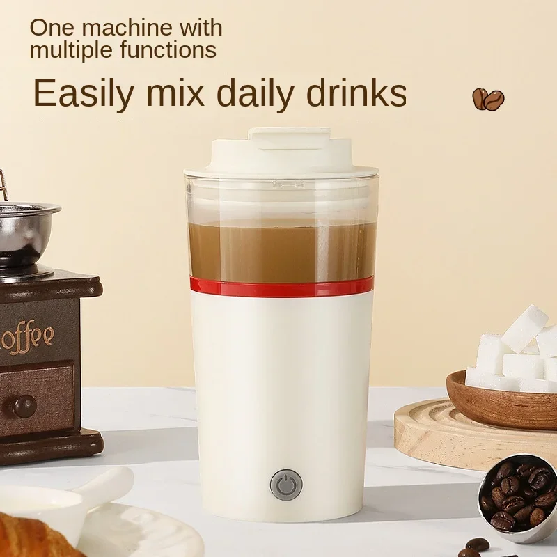 Electric Shake Bottle IPX6 Waterproof 400ML Blending Mixing Coffee Cup Automatic Protein Shaker Plastic Water Drink Mixer