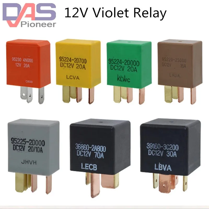 Automotive Relays DC 12V   for Head Light Air Conditioner Starter