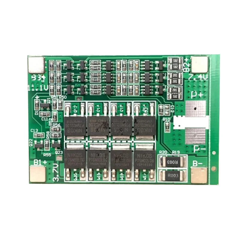 Scheda di protezione della batteria al litio 3S 40A BMS 18650 senza bilanciamento scheda di protezione delle batterie al litio polimerica agli ioni di litio BMS 3S 3.7V