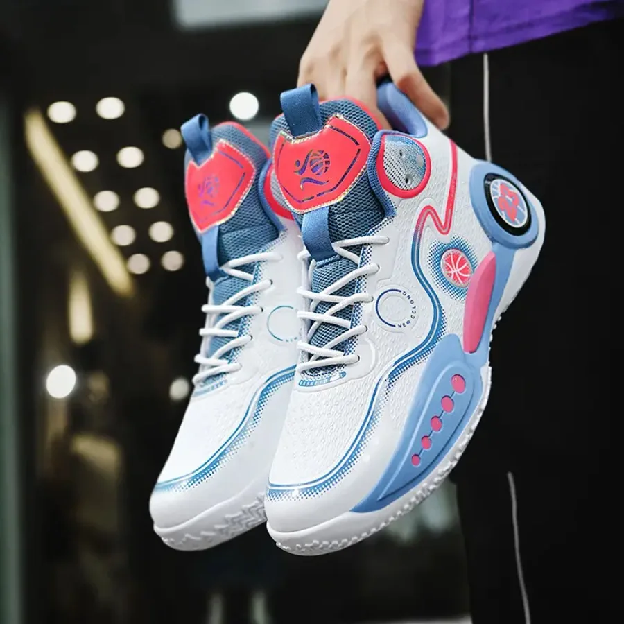 New High-Top Basketball Shoes for Men Perfect for Autumn Fashion. Durable Sports Sneakers Suitable for Both Men And Women Ideal