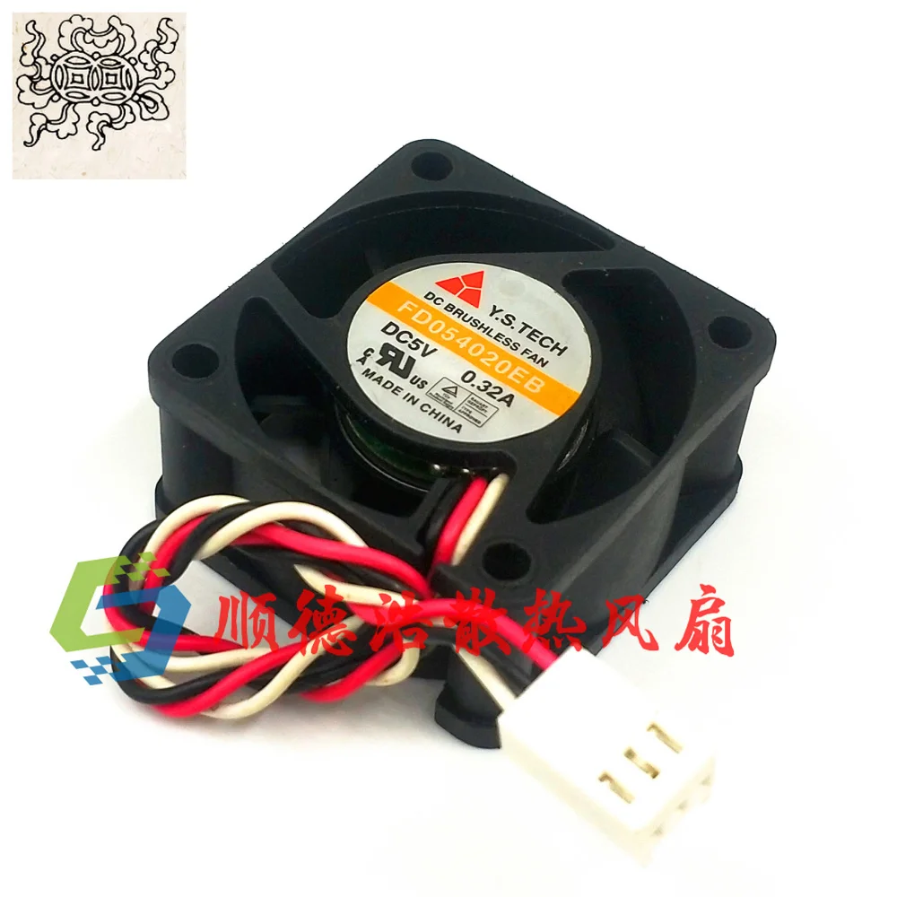 

Ltsf For Y.S TECH FD054020EB DC 5V 0.32A 40x40x20mm 3-Wire Server Cooling Fan