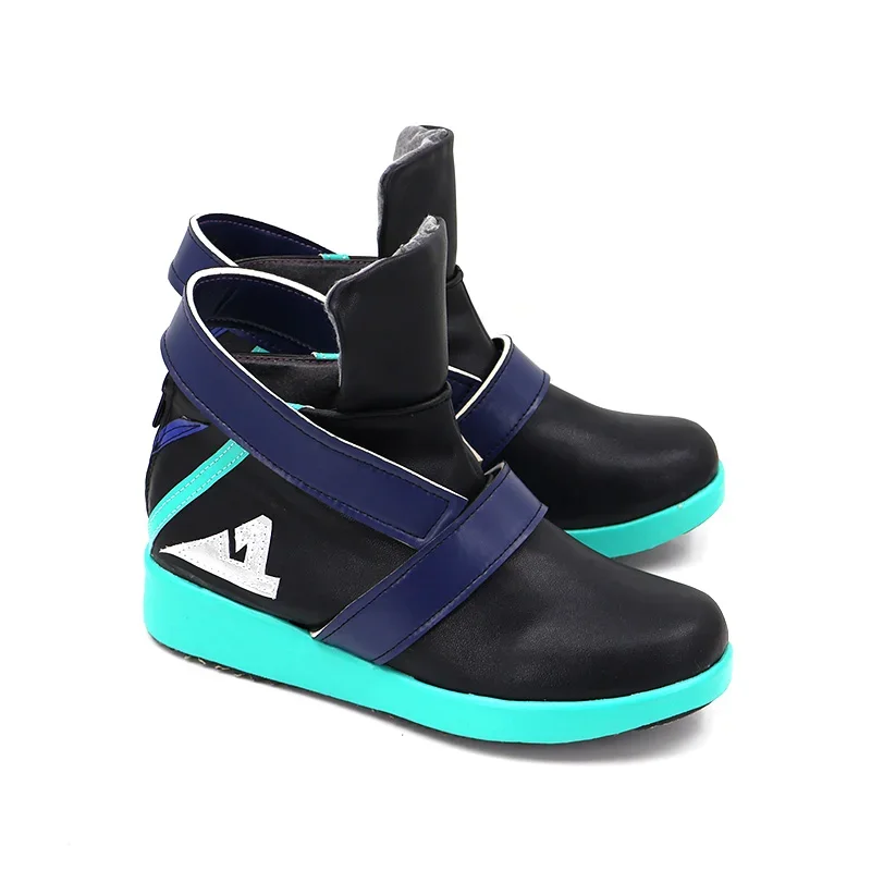 Juego Cosplay Valorant Jett zapatos botas Halloween carnaval traje adulto zapatos de fiesta de lujo mujeres hombres zapatos de cosplay