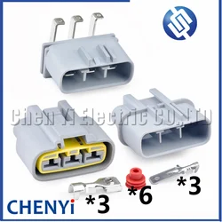 3 Pin Auto waterproof connector Motorcycle generator coil Stator Coil plug QLW-A-3F-B QLW-A-3F-GR