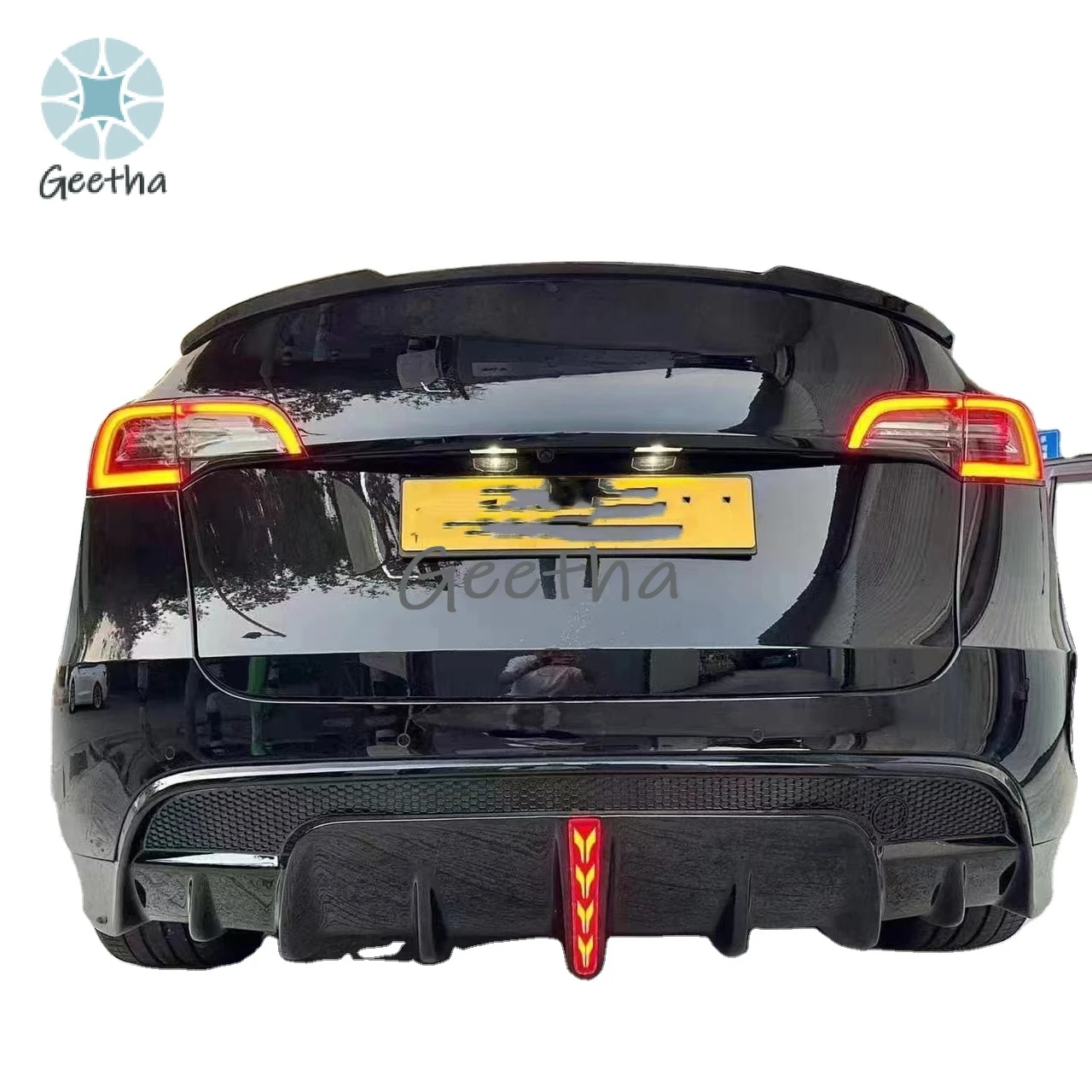 

For Rear Bumper Carbon Fiber Accessories Rear Diffuse for Tesla Model Y